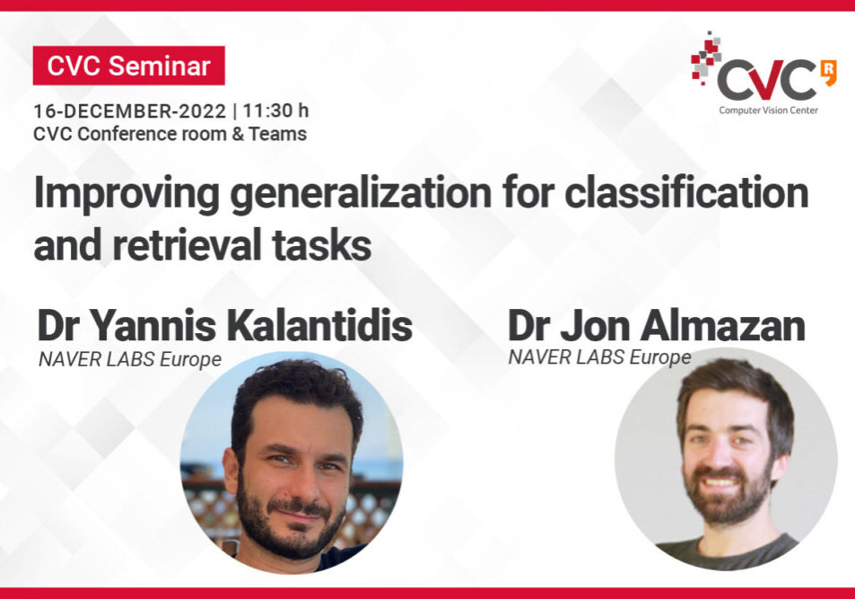 Banner seminar Yannis Kalantidis and Jon Almazan
